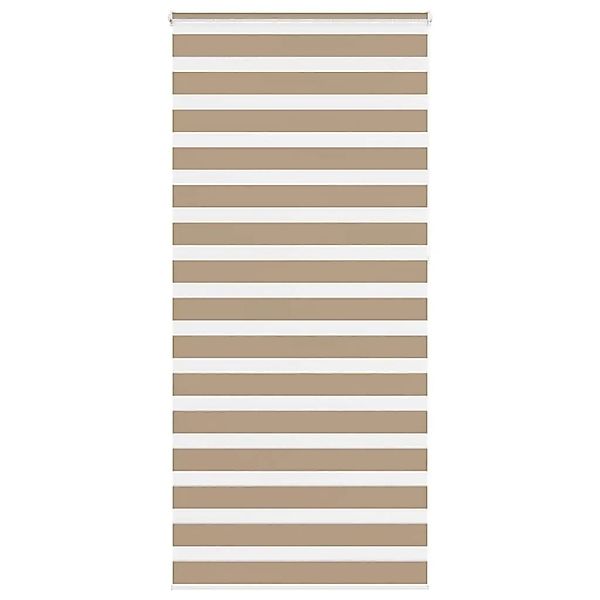 vidaXL Doppelrollo Sandbraun 110x230 cm Stoffbreite 105,9 cm Polyester 4014 günstig online kaufen