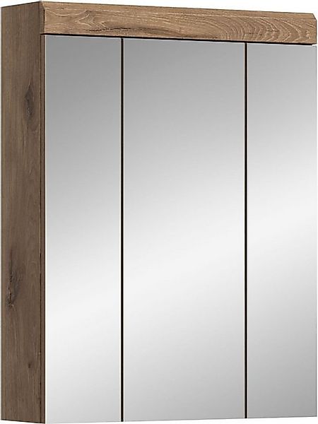 xonox.home Badezimmerspiegelschrank Nox Oak Nachbildung B/H/T: 60x79x18 cm günstig online kaufen