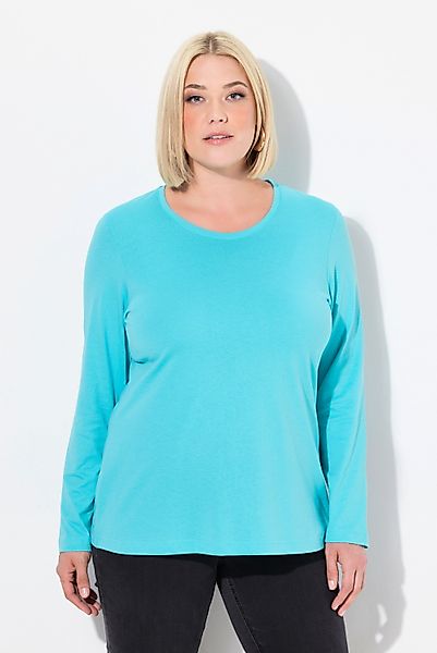Ulla Popken T-Shirt Shirt Slim Rundhalsausschnitt günstig online kaufen