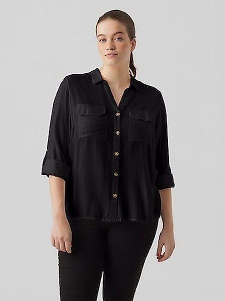 Vero Moda Curve Hemdbluse VMBUMPY L/S günstig online kaufen