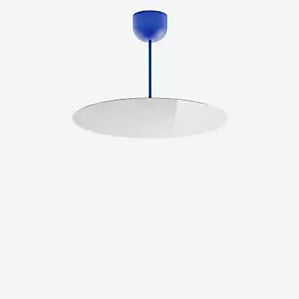 Luceplan Millimetro Pendelleuchte LED, blau/blau - H. 33 cm - ø50 - Dali günstig online kaufen