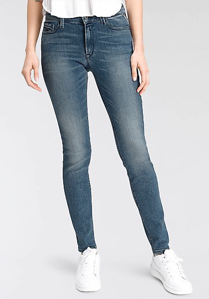 Replay Skinny-fit-Jeans "LUZIEN", POWERSTRETCH-DENIM mit Used-Effekten günstig online kaufen