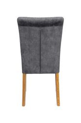 Home affaire 4-Fußstuhl (Set) 2 Stk. Samtvelours vertikale Nähte in der Rüc günstig online kaufen