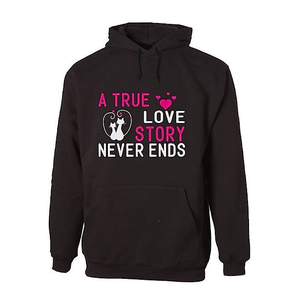 G-graphics Hoodie A true love story never ends mit trendigem Frontprint mit günstig online kaufen