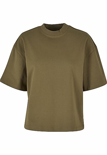 URBAN CLASSICS Kurzarmshirt "Urban Classics Damen Ladies Organic Heavy Slit günstig online kaufen