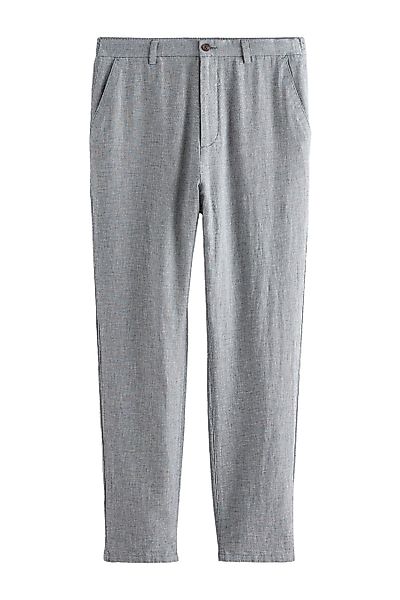 Next Dehnbund-Hose Strukturierte Hose aus Leinengemisch günstig online kaufen