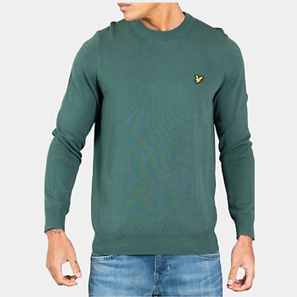 Lyle & Scott  Pullover Cotton crew neck jumper - everglade günstig online kaufen