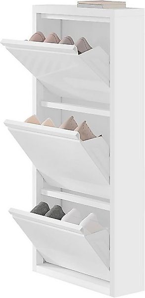Woltu Schuhschrank (1-St) mit 3 Klappen, günstig online kaufen