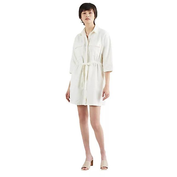 Levi's – Utility-Hemdkleid in Weiß günstig online kaufen