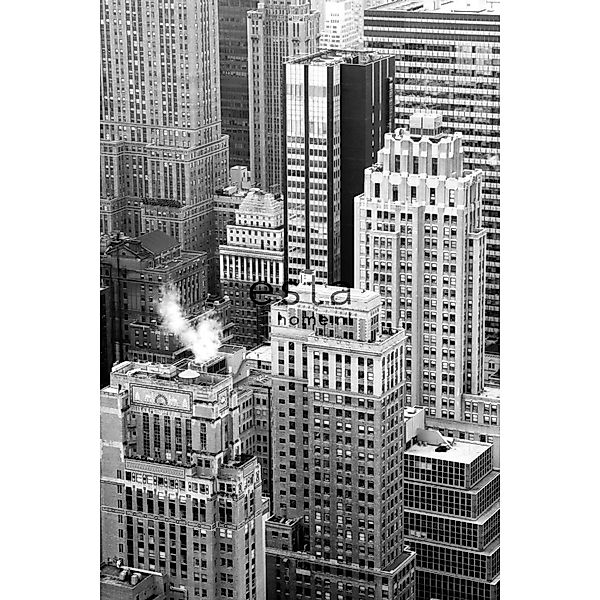 ESTAhome Fototapete Wolkenkratzer Schwarz und Weiß 186 x 279 cm 157707 günstig online kaufen