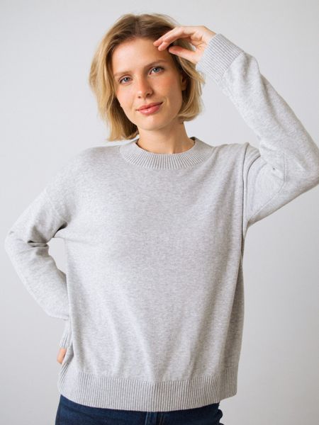 HONEST BASICS Longpullover Boxy-Pullover aus OCS günstig online kaufen