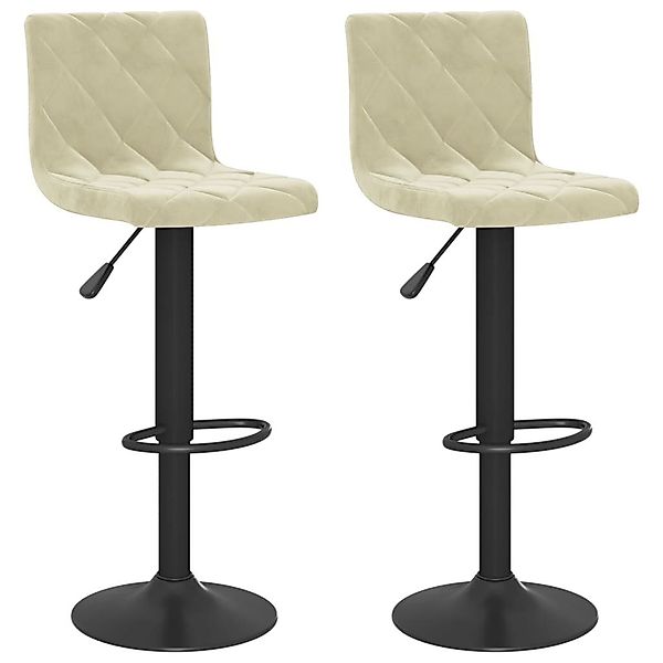 vidaXL Barhocker Barhocker 2 Stk. Creme günstig online kaufen