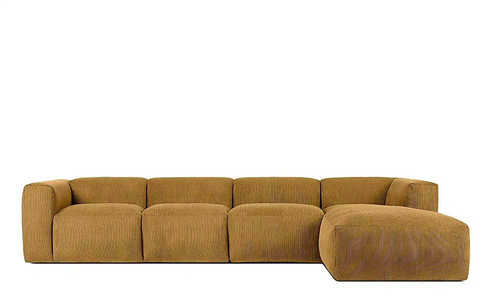 KONSIMO Ecksofa  Buffo ¦ gelb ¦ Maße (cm): B: 365 H: 73 Polstermöbel > Sofa günstig online kaufen