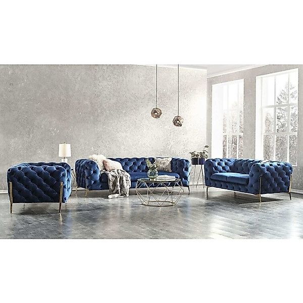 S-Style Möbel Polstergarnitur Ashley 3+2+1, Chesterfield günstig online kaufen