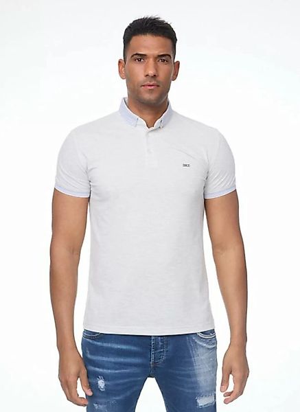Denim Distriqt Poloshirt Modernes sommerliches Herren Poloshirt mit feinen günstig online kaufen
