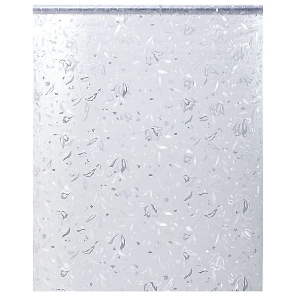 vidaXL Fensterfolie Fensterfolie Matt Blumen-Muster 90x500 günstig online kaufen