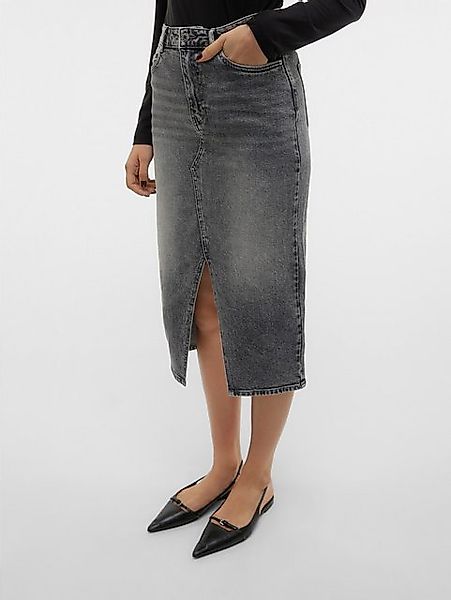 Vero Moda Maxirock VMVERI HR CALF DENIM SKIRT GA NOOS günstig online kaufen