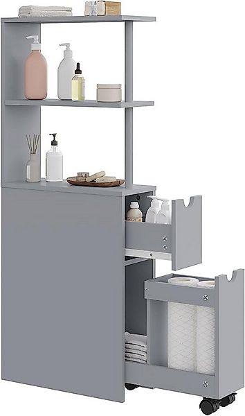 EUGAD Mehrzweckschrank (1-St) Nischenschrank schmal, mit Schublade auf Roll günstig online kaufen