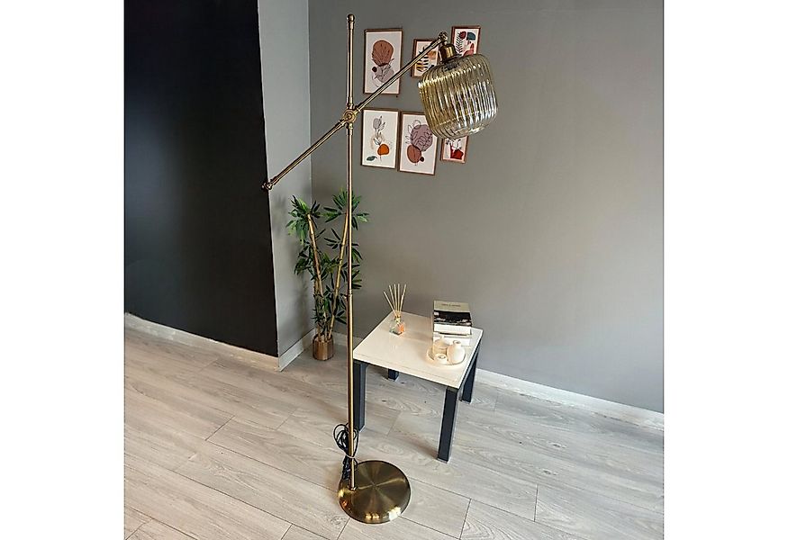 Bamyum Stehlampe Moderne Stehlampe aus Metall mit E27, verstellbarer Lampen günstig online kaufen