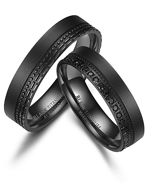 MARRYA Trauring BLACK TITANIUM by MARRYA günstig online kaufen