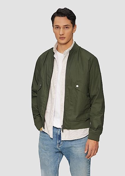 s.Oliver Allwetterjacke Gewachste Bomber-Jacke mit wasserabweisender günstig online kaufen