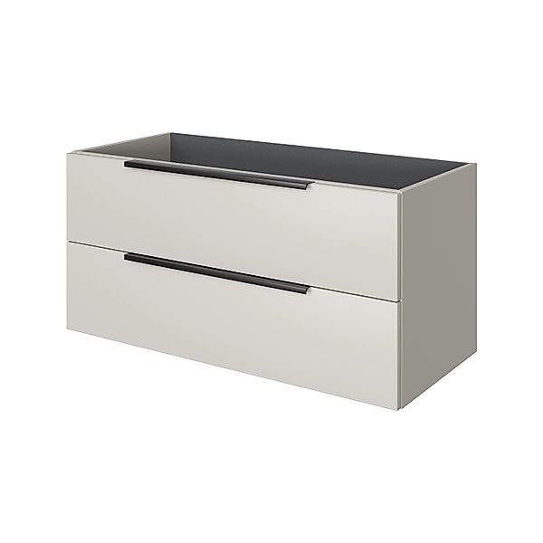 Pelipal Waschbeckenunterschrank Quantum 07 Kaschmir Matt 100 cm 2 Auszüge günstig online kaufen