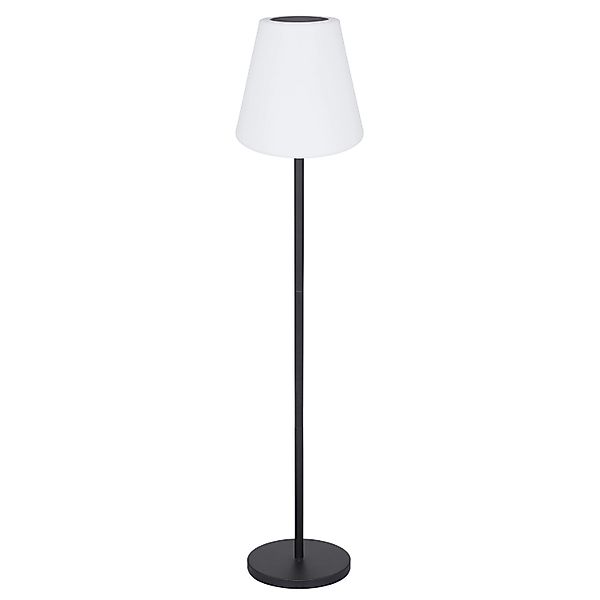 Globo Solarleuchte Metall 150 cm Schwarz Matt günstig online kaufen