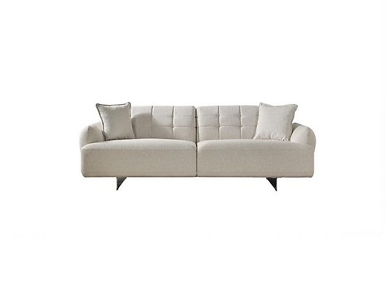 Xlmoebel Sofa Dreisitzer Polstersofa in Weiß aus Polyesterstoff mit moderne günstig online kaufen