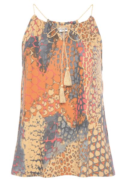 Buffalo Strandtop mit Animalprint, leichtes Blusentop, figurbetont günstig online kaufen