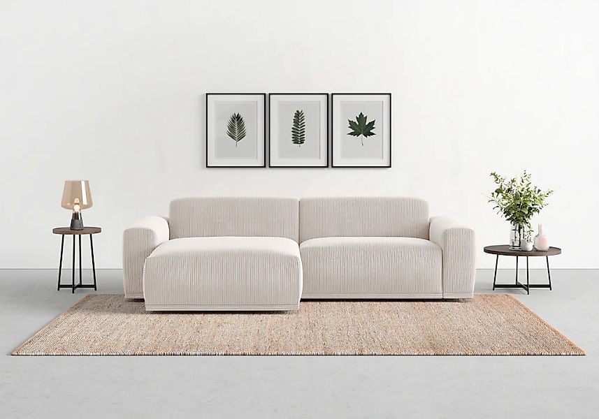 TRENDMANUFAKTUR Ecksofa "Braga, mit hochwertigem Kaltschaum, L-Form, in Cor günstig online kaufen