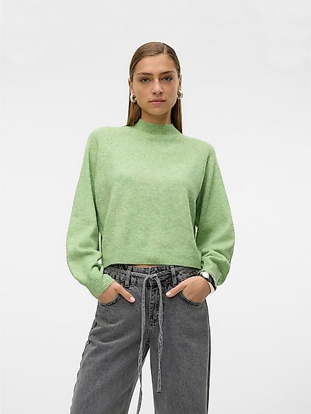 Vero Moda Strickpullover VMLEAF LS HIGH NECK PULLOVER ENT günstig online kaufen