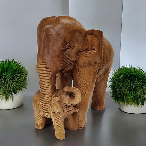 Kinaree Dekofigur Suar Holz Elefant mit günstig online kaufen