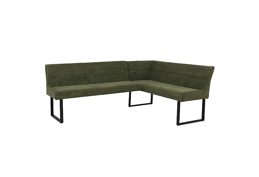 MCW Eckbank MCW-O81-210, Dekorative Ziernaht, Mit höhenverstellbaren Fußbod günstig online kaufen