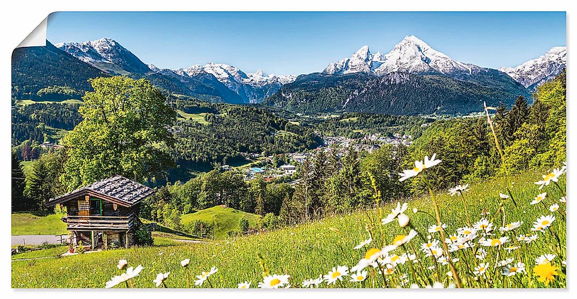 Artland Wandbild "Landschaft in den Bayerischen Alpen", Berge, (1 St.), als günstig online kaufen