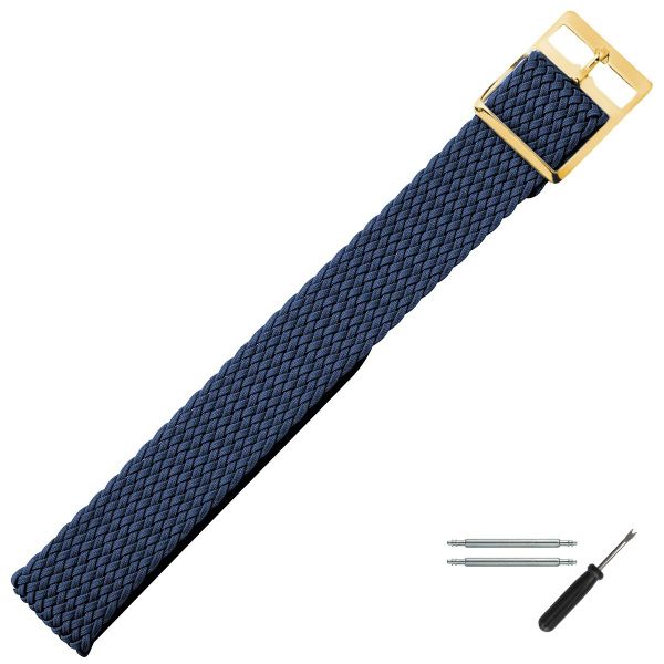 MARBURGER Uhrenarmband 18mm Kunststoff PVC Schwarz günstig online kaufen