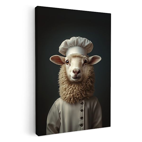 OneMillionCanvasses® Leinwandbild Schaf - Wolle - günstig online kaufen