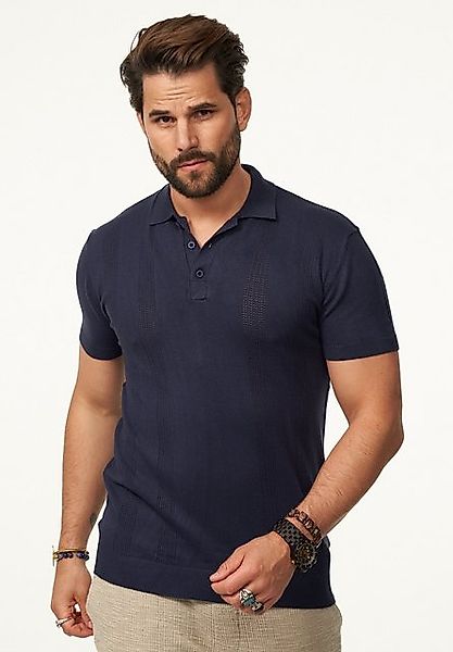 SOULSTAR Poloshirt mit Knopfleiste Herren Kurzarm Strick Polo-Hemd T-Shirt günstig online kaufen