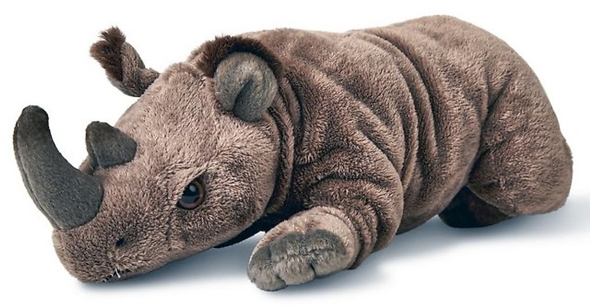 Uni-Toys Kuscheltier Nashorn, liegend - 32 cm (Länge) - Plüsch-Rhino - Plüs günstig online kaufen