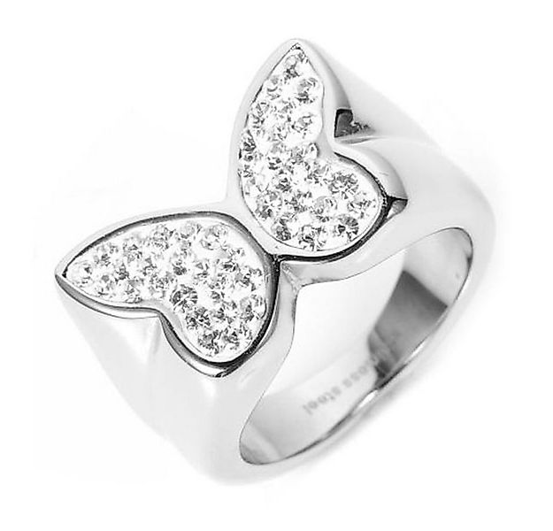 Kingka Fingerring Glamour Crystal Ring "Schmetterling" günstig online kaufen