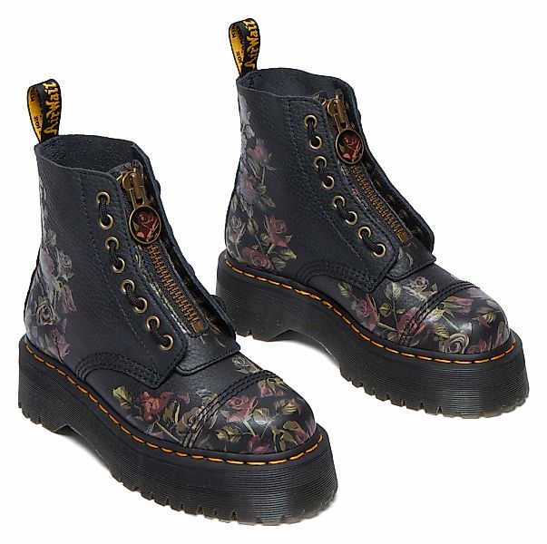 DR. MARTENS Schlupfboots "Sinclair Decayed Roses Tumbled Nappa Leder Stiefe günstig online kaufen