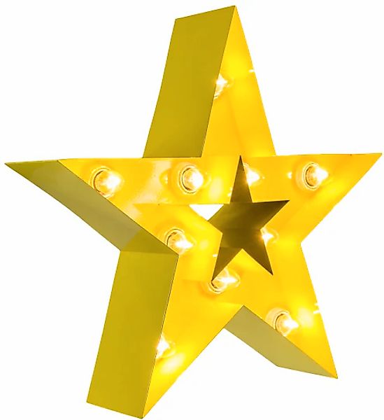MARQUEE LIGHTS LED Dekolicht »Star«, 10 flammig, Leuchtmittel E14   ohne Le günstig online kaufen