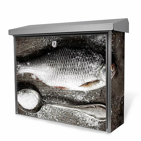 Banjado Briefkasten Edelstahl 38.5x31.5x12cm Ohne Zeitungsfach Inkl. Montag günstig online kaufen