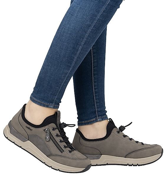 Rieker Slip-On Sneaker, Schlupfschuh, Freizeitschuh, Halbschuh mit Schnellv günstig online kaufen