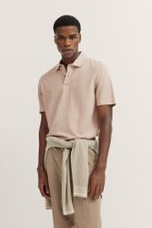 bugatti Poloshirt aus Baumwoll-Leinen-Mischung günstig online kaufen