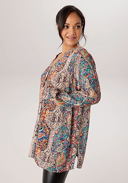 Aniston PLUS Longbluse mit farbharmonischen Paisleydruck - NEUE KOLLEKTION günstig online kaufen