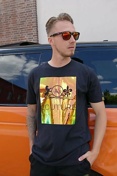 KR-Industries T-Shirt Colorful Two edle Applikationen, Designershirt günstig online kaufen