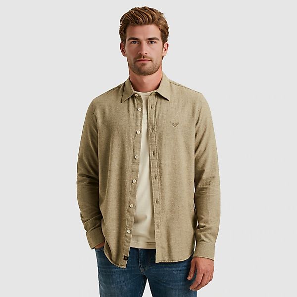 PME LEGEND Langarmhemd mit Knopfleiste günstig online kaufen