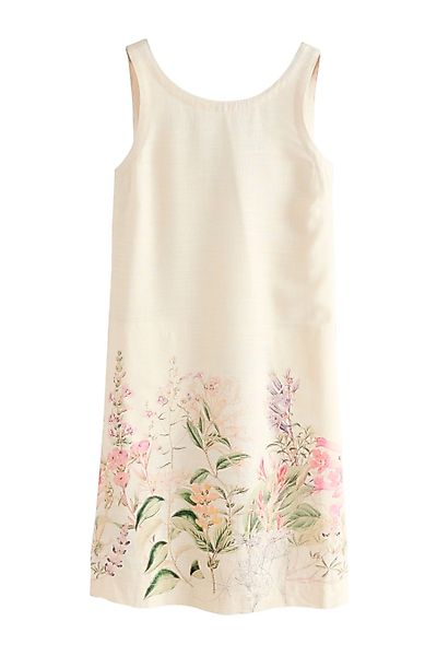 Next Minikleid Mini-Etuikleid mit Leinen mit günstig online kaufen