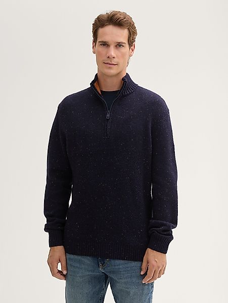 TOM TAILOR Strickpullover Troyer Pullover mit günstig online kaufen