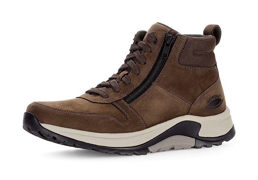 Gabor Rollingsoft Sneaker, Schnürboots, Komfortschuh in Bequemweite G (weit günstig online kaufen